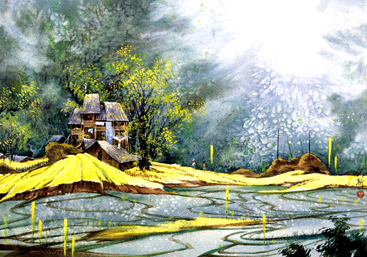 曹剑新风景油画作品欣赏