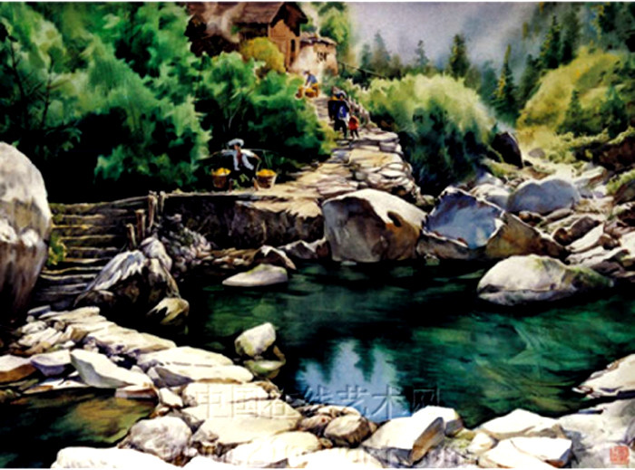 曹剑新风景油画作品欣赏