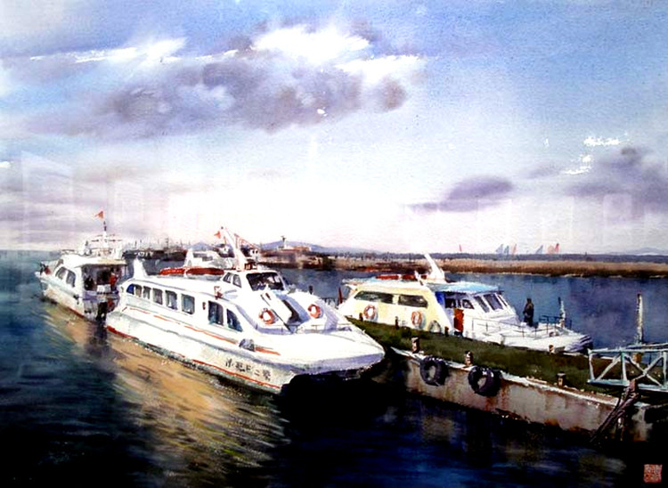 曹剑新风景油画作品欣赏