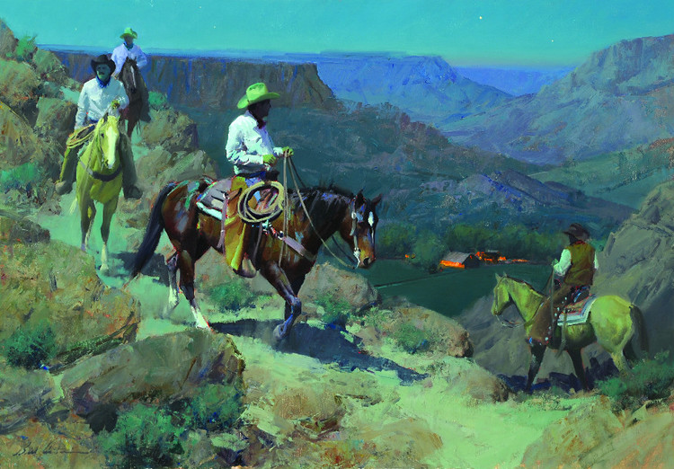 美国Bill Anton西牧风景油画作品欣赏