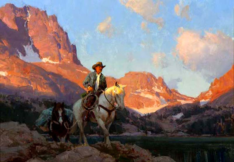 美国Bill Anton西牧风景油画作品欣赏