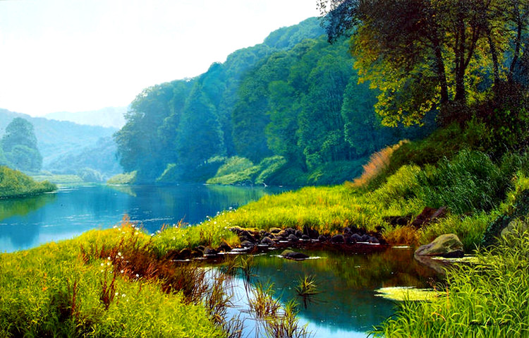英国Michael James Smith风景油画作品欣赏