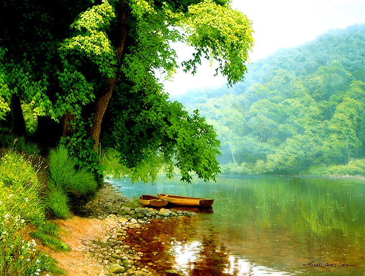 英国Michael James Smith风景油画作品欣赏