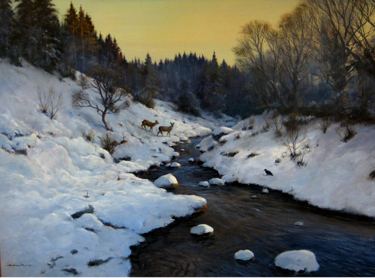 英国Colin W Burns风景油画作品欣赏