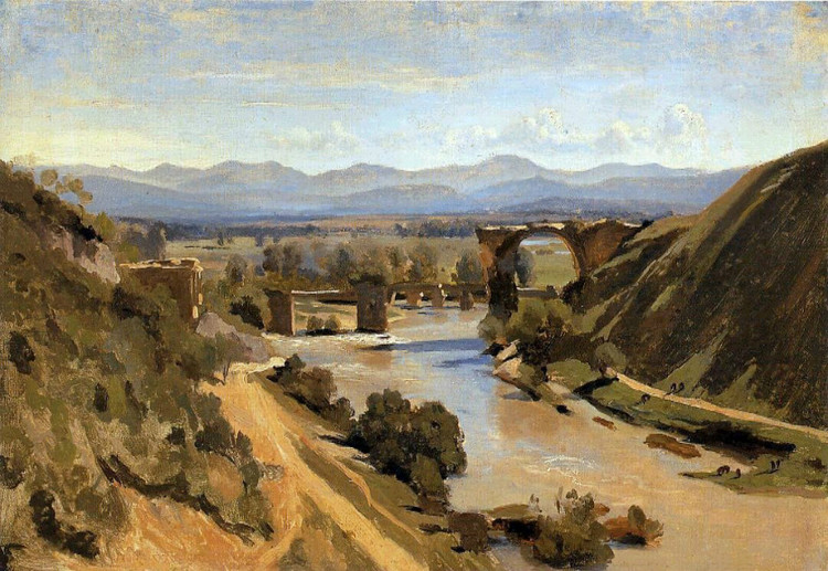 法国Jean Baptiste Camille Corot风景油画作品欣赏
