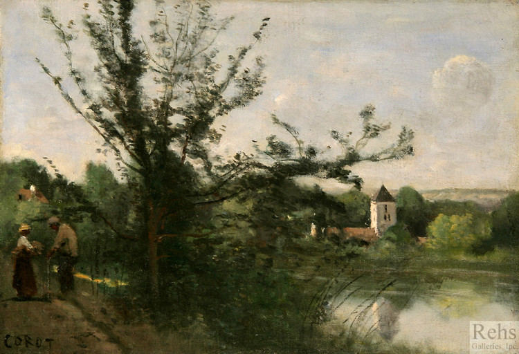 法国Jean Baptiste Camille Corot风景油画作品欣赏