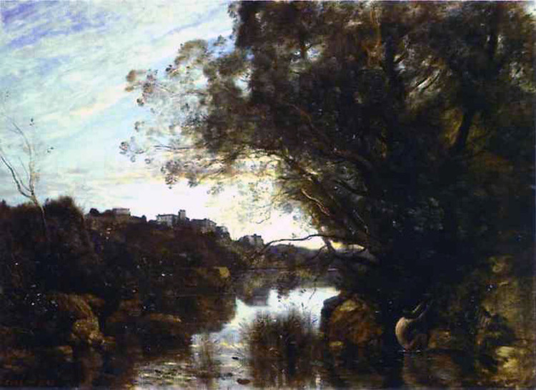 法国Jean Baptiste Camille Corot风景油画作品欣赏