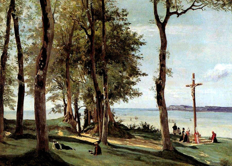 法国Jean Baptiste Camille Corot风景油画作品欣赏