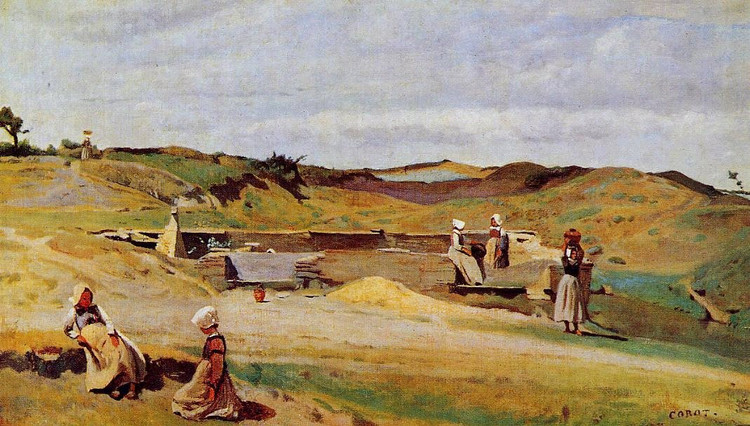 法国Jean Baptiste Camille Corot风景油画作品欣赏