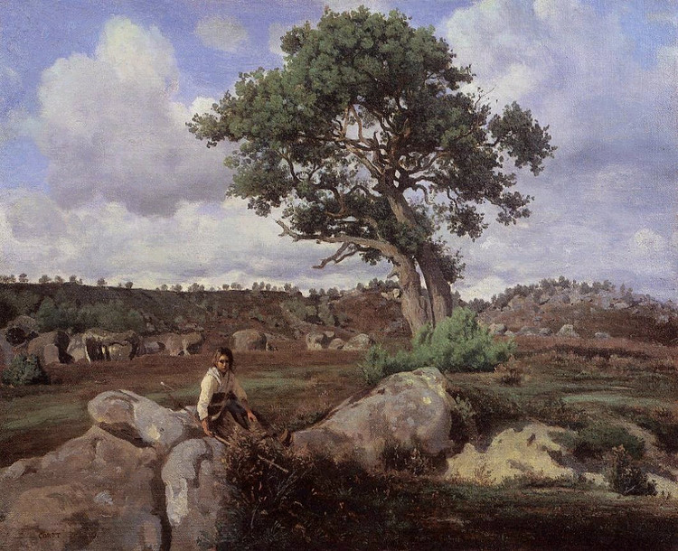 法国Jean Baptiste Camille Corot风景油画作品欣赏