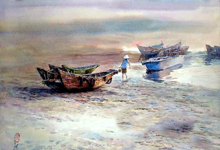 王礼风景油画作品欣赏