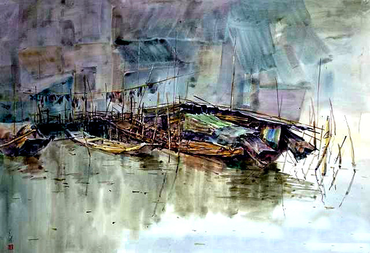 王礼风景油画作品欣赏