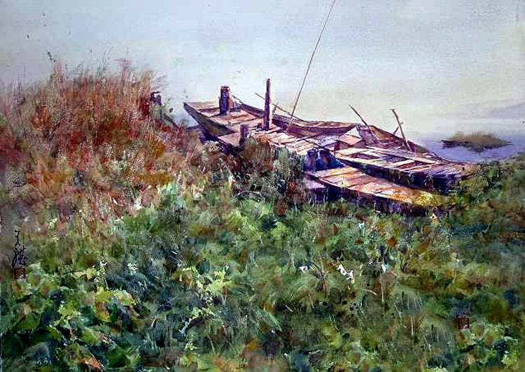 王礼风景油画作品欣赏