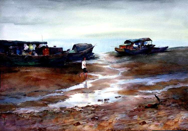 王礼风景油画作品欣赏