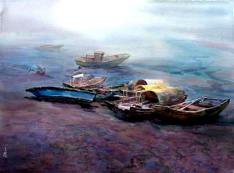 王礼风景油画作品欣赏