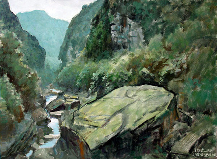 高阶瑜风景油画作品欣赏