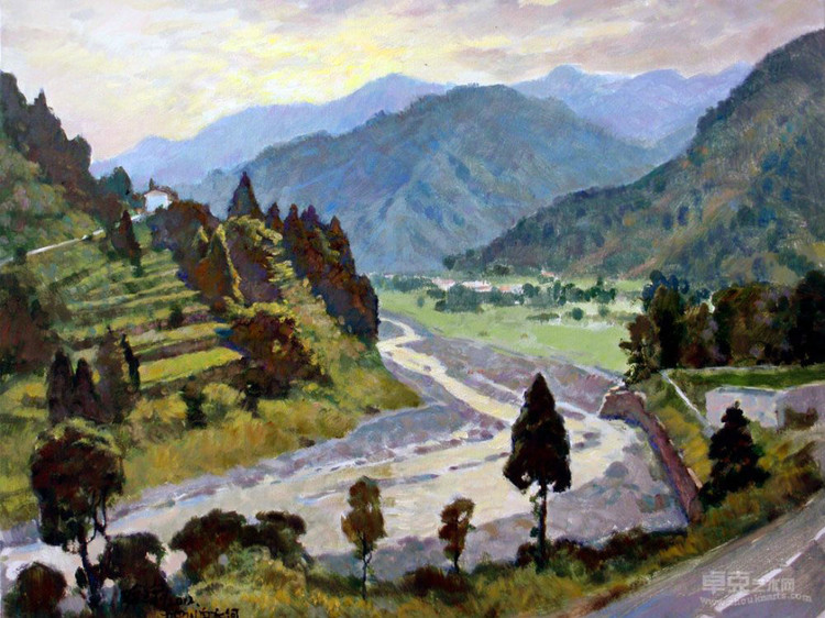 高阶瑜风景油画作品欣赏