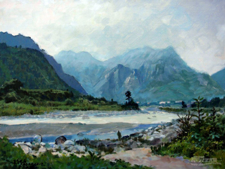 高阶瑜风景油画作品欣赏