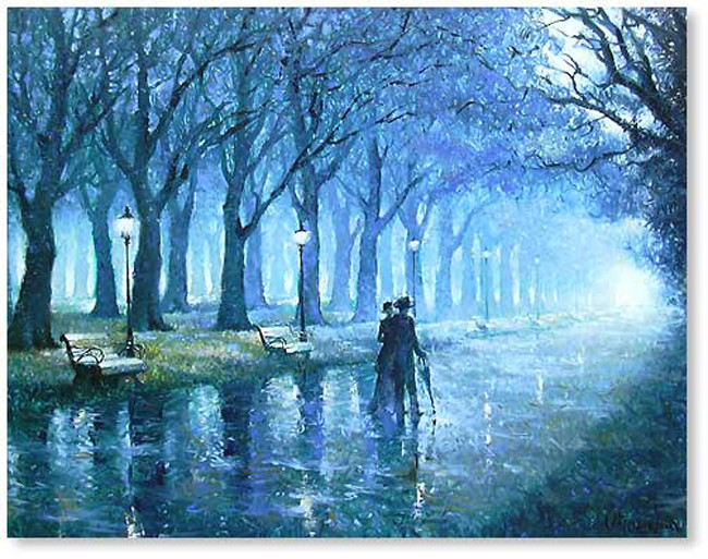 俄罗斯Piven Vladimir风景油画作品欣赏