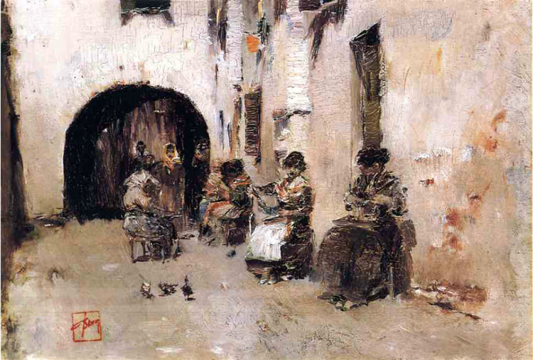 美国Blum Robert Frederick风景油画作品欣赏