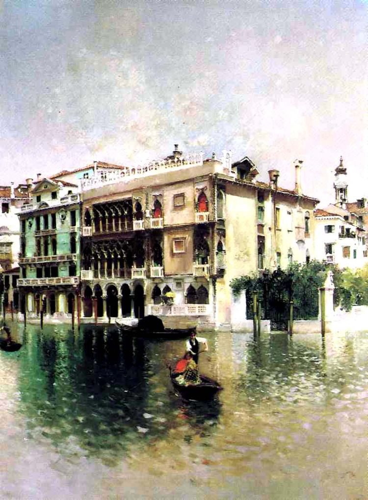 美国Blum Robert Frederick风景油画作品欣赏