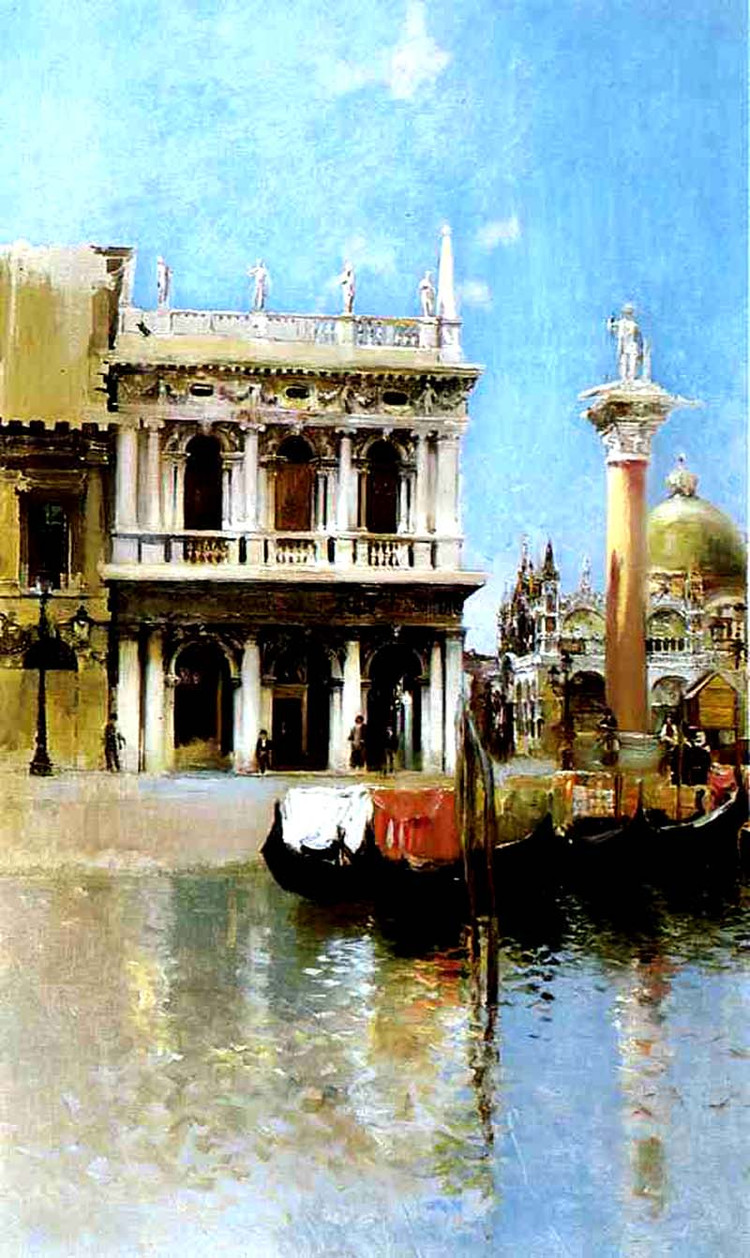 美国Blum Robert Frederick风景油画作品欣赏