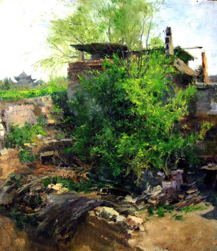 马百齐水彩画