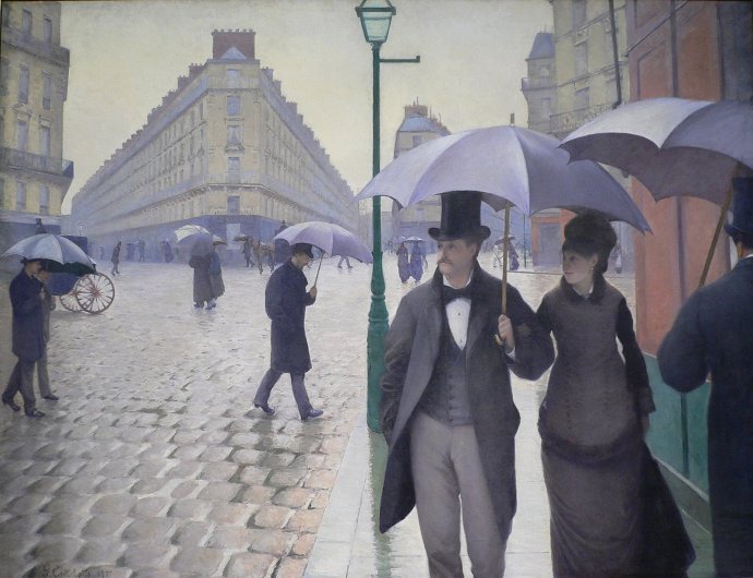 法国印象派画家居斯塔夫·卡耶博特（Gustave Caillebotte）油画作品欣赏
