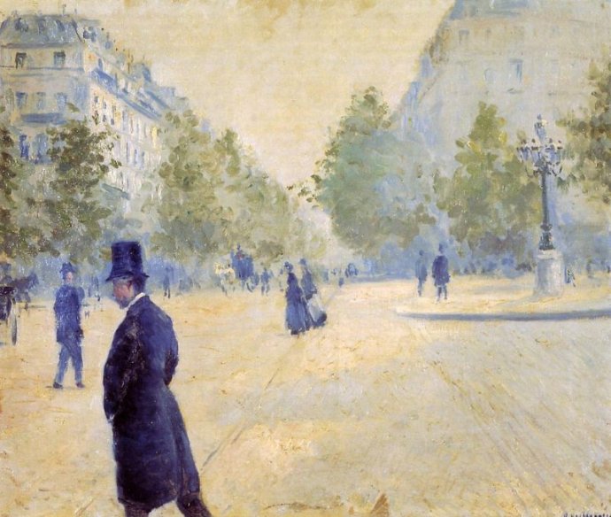 法国印象派画家居斯塔夫·卡耶博特（Gustave Caillebotte）油画作品欣赏