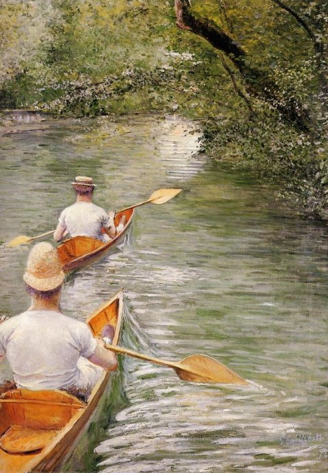 法国印象派画家居斯塔夫·卡耶博特（Gustave Caillebotte）油画作品欣赏