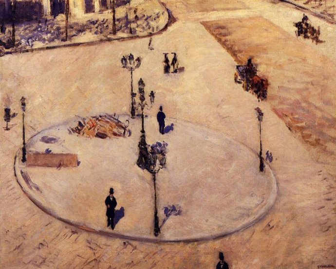 法国印象派画家居斯塔夫·卡耶博特（Gustave Caillebotte）油画作品欣赏
