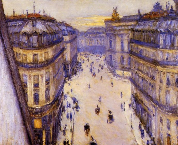 法国印象派画家居斯塔夫·卡耶博特（Gustave Caillebotte）油画作品欣赏