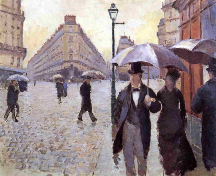 法国印象派画家居斯塔夫·卡耶博特（Gustave Caillebotte）油画作品欣赏