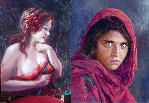 南斯拉夫Nenad Mirkovich人物油画作品欣赏