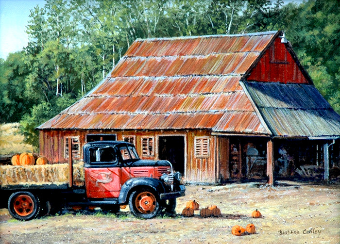 美国Barbara Conley风景油画作品欣赏