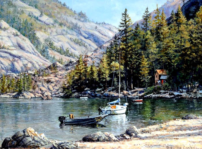 美国Barbara Conley风景油画作品欣赏