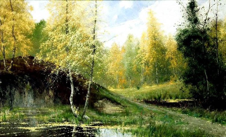 英国亨利·约翰·博丁顿（Henry John Boddington）风景油画作品欣赏