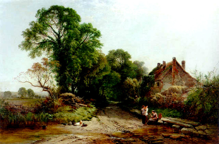 英国亨利·约翰·博丁顿（Henry John Boddington）风景油画作品欣赏