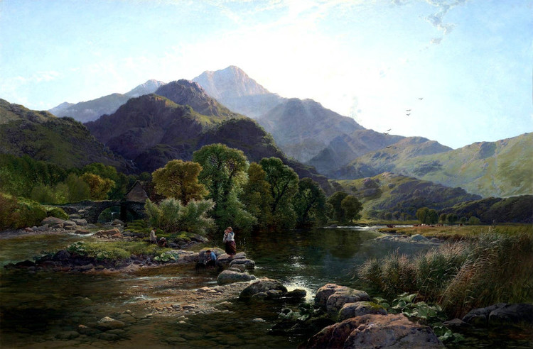 英国亨利·约翰·博丁顿（Henry John Boddington）风景油画作品欣赏
