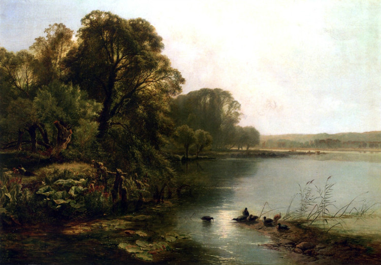 英国亨利·约翰·博丁顿（Henry John Boddington）风景油画作品欣赏