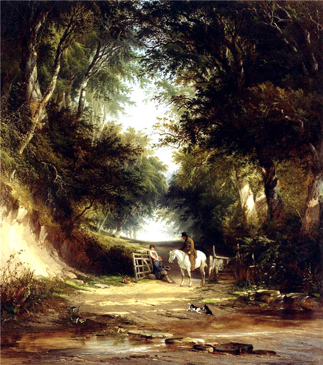 英国亨利·约翰·博丁顿（Henry John Boddington）风景油画作品欣赏