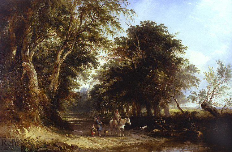 英国亨利·约翰·博丁顿（Henry John Boddington）风景油画作品欣赏