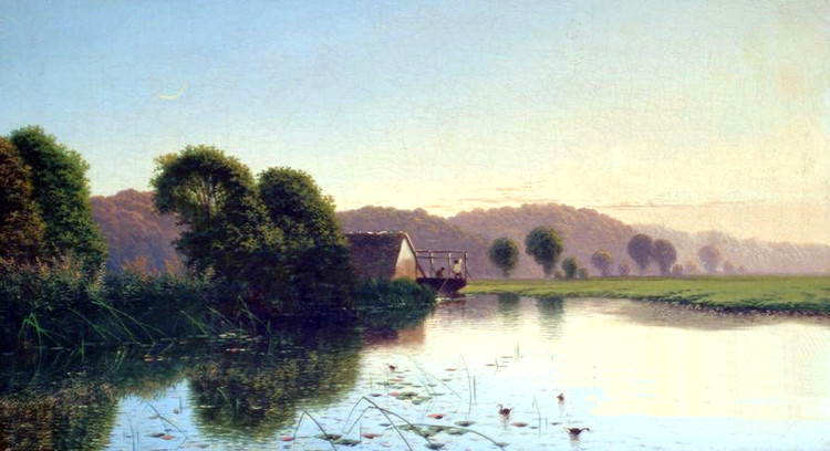 英国亨利·约翰·博丁顿（Henry John Boddington）风景油画作品欣赏