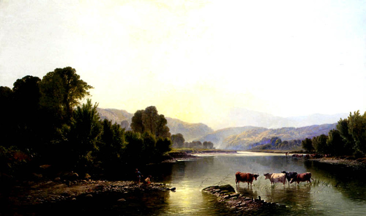 英国亨利·约翰·博丁顿（Henry John Boddington）风景油画作品欣赏