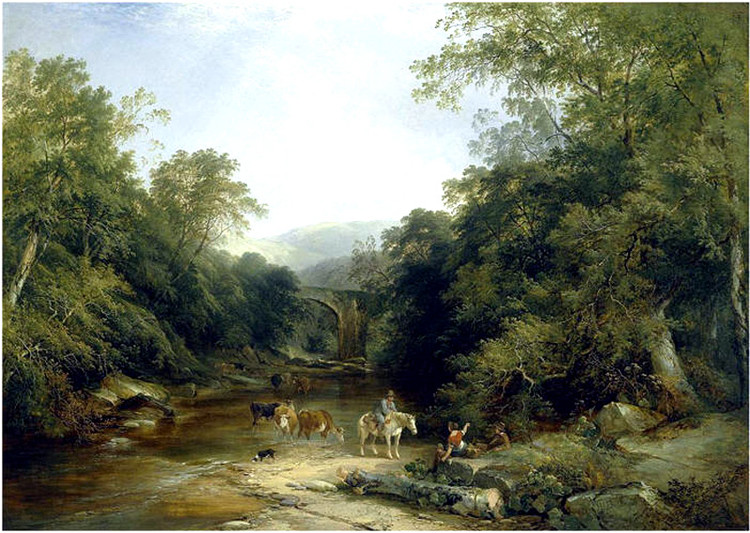 英国亨利·约翰·博丁顿（Henry John Boddington）风景油画作品欣赏