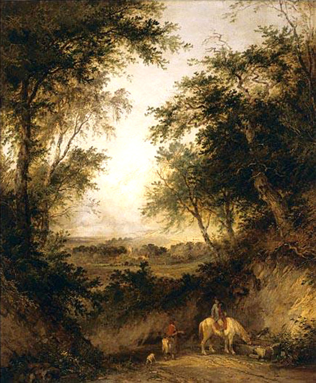 英国亨利·约翰·博丁顿（Henry John Boddington）风景油画作品欣赏