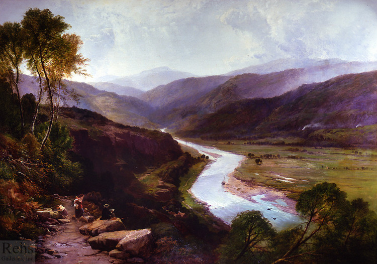 英国亨利·约翰·博丁顿（Henry John Boddington）风景油画作品欣赏
