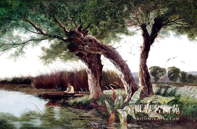英国亨利·约翰·博丁顿（Henry John Boddington）风景油画作品欣赏