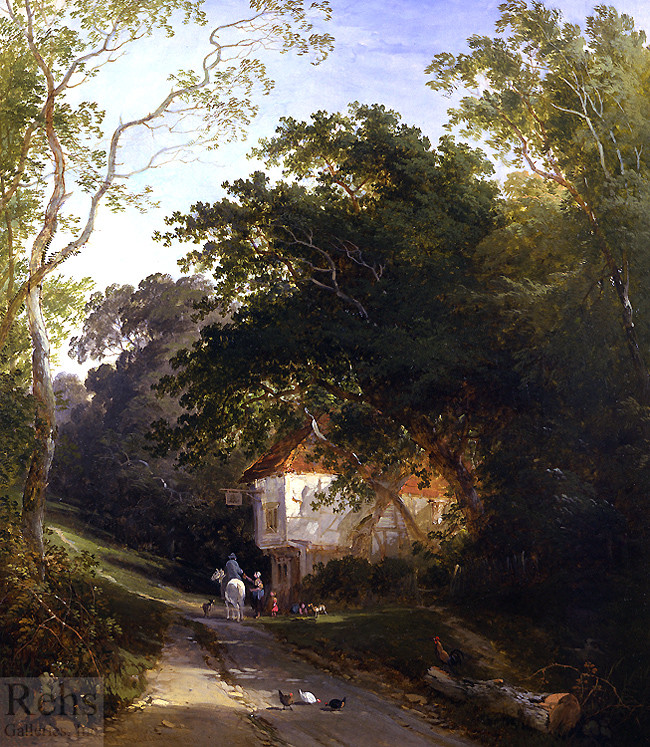 英国亨利·约翰·博丁顿（Henry John Boddington）风景油画作品欣赏