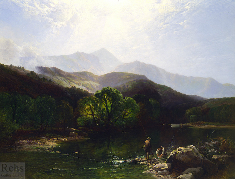 英国亨利·约翰·博丁顿（Henry John Boddington）风景油画作品欣赏